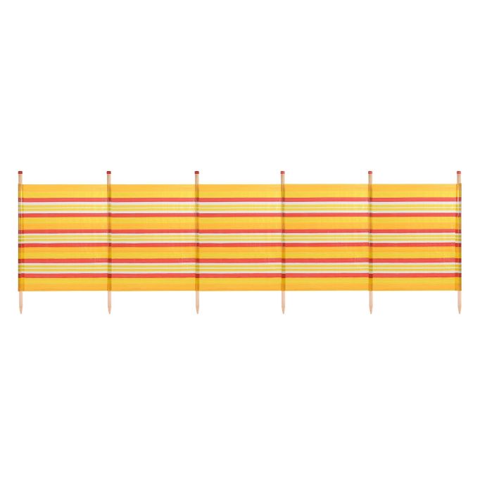 6 Pole Striped Windbreak