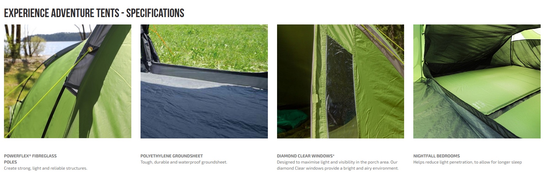 Adventure Tent Specifications