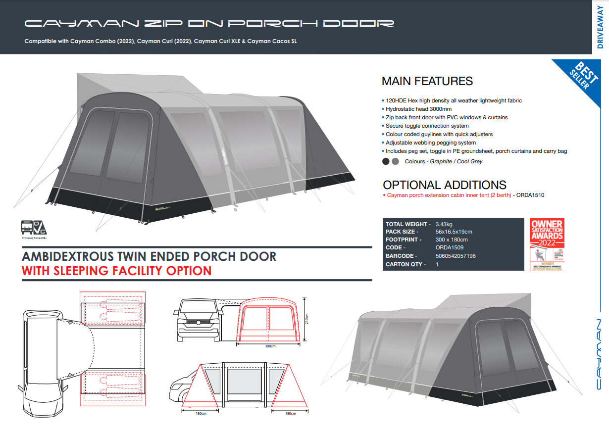 Cayman Combo Door